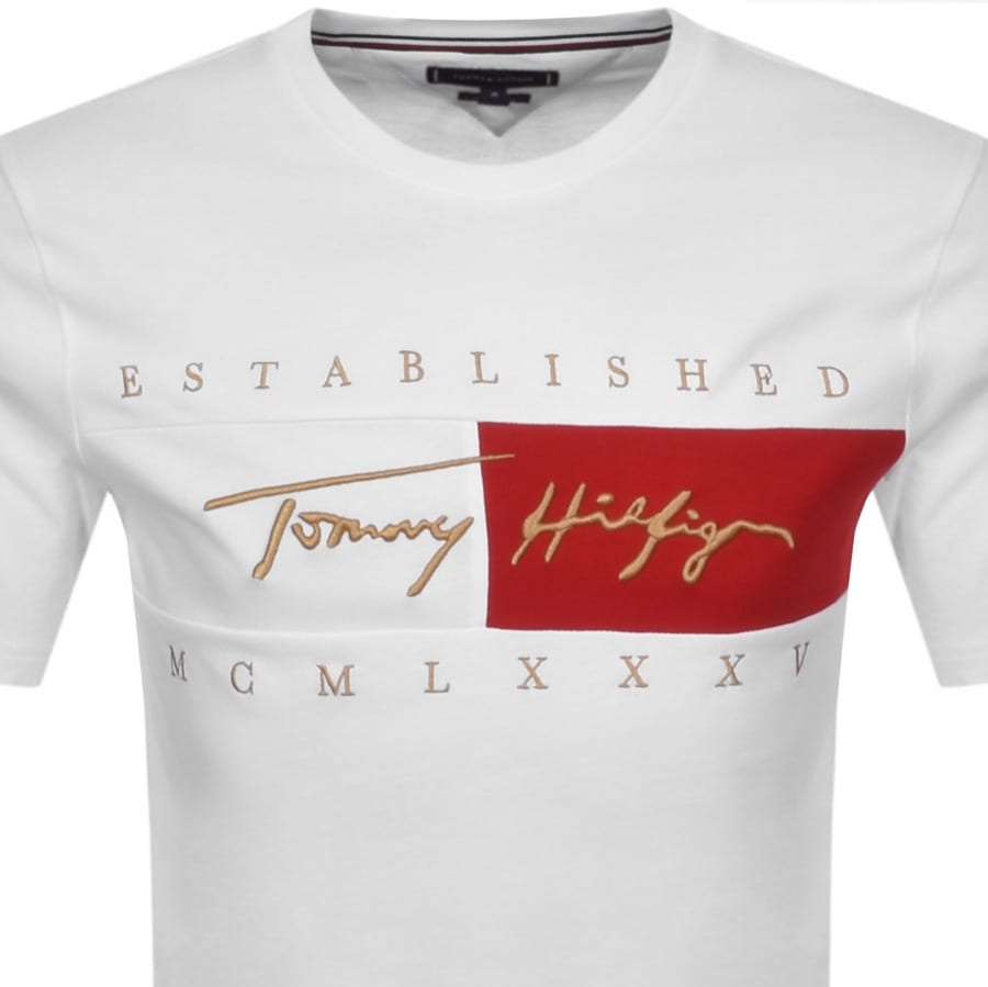 Alternative Image for ProductTommy Hilfiger Logo T Shirt White2